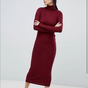 ASOS High Neck Maxi Bodycon Dress